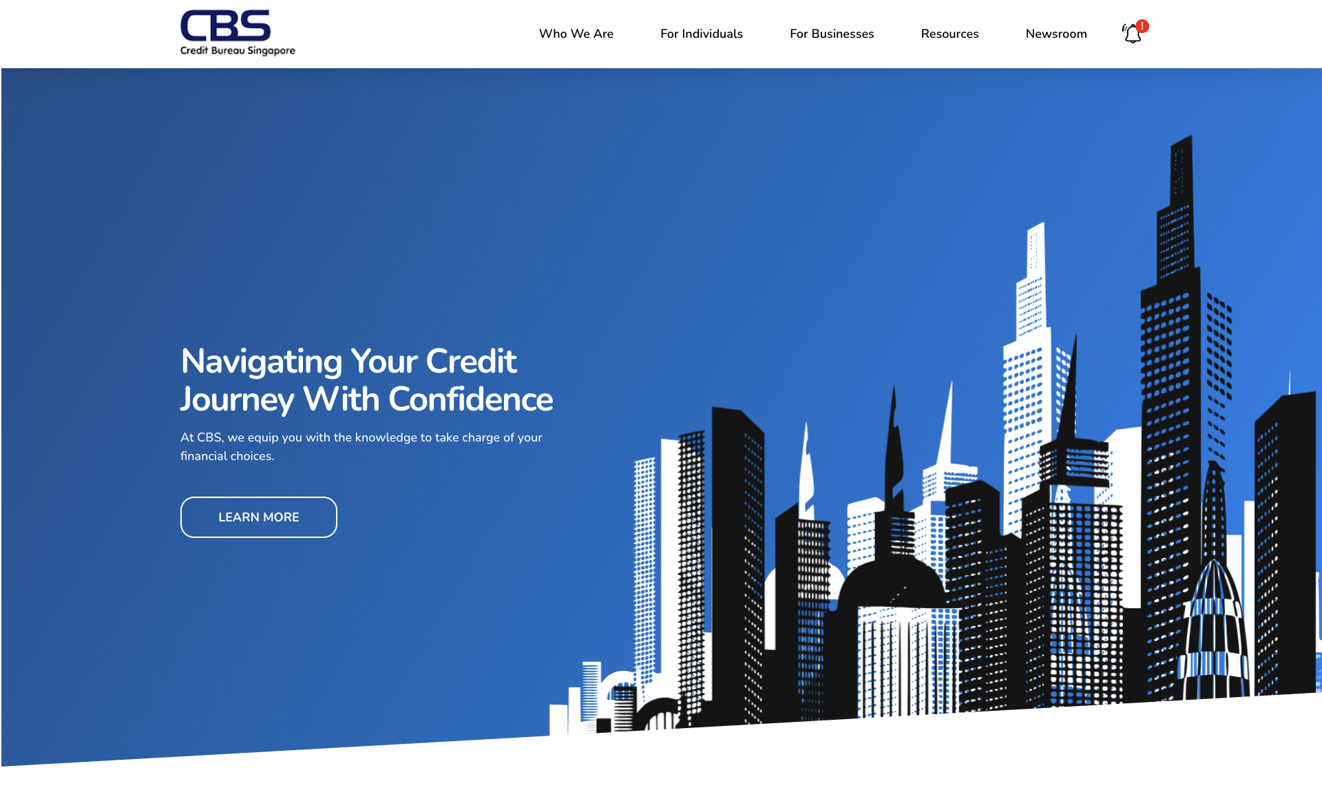 Credit Bureau Singapore Website